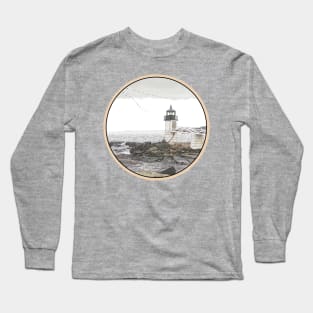 Maine - Marshall Lighthouse Long Sleeve T-Shirt